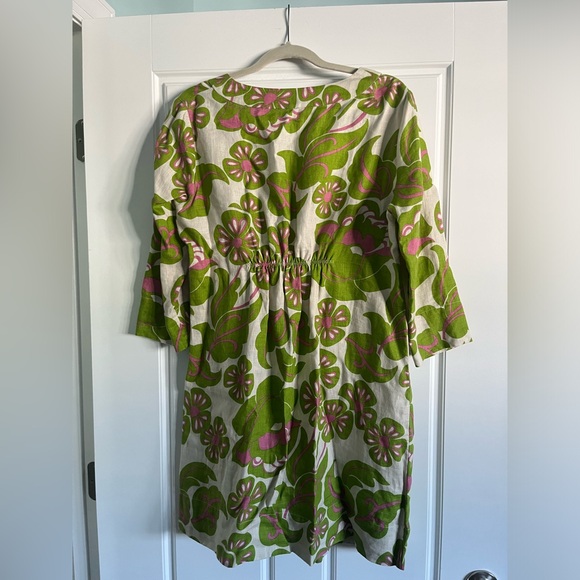 Lovely BODEN linen mod print dress. Size US12, UK16. In excellent condition. - Picture 2 of 3